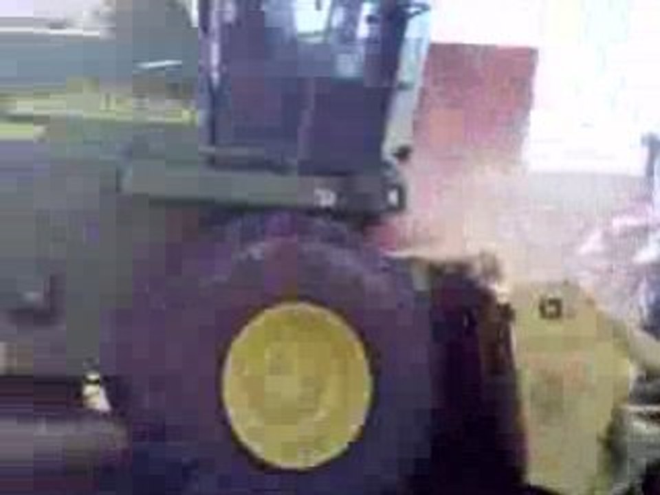 Ensilage d'herbe avec une john deere