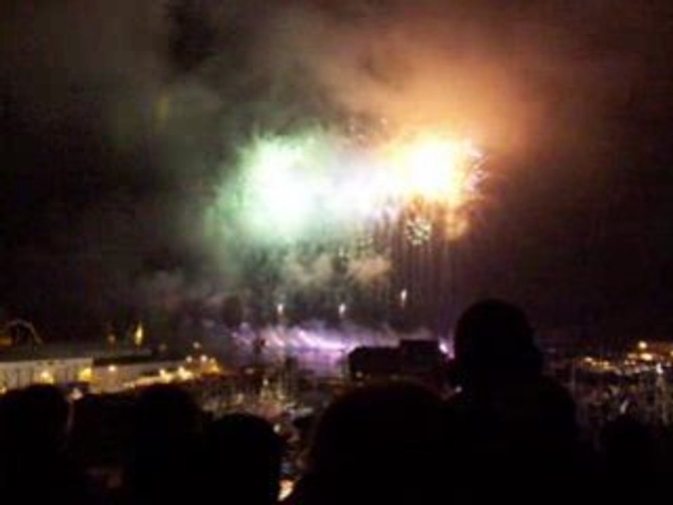 final brest  feu d'artifice 14 juillet 2008