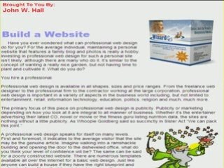 How to Build a Website from scratch online