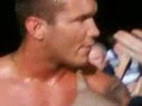 Randy Orton almost hits a kid