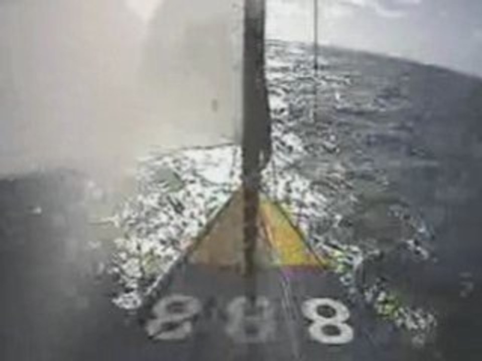 Voile Vendée Globe 2008 Jour 03: Vidéo avec Sébastien Josse