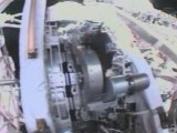 Astronauts carry out repairs to International Space Station