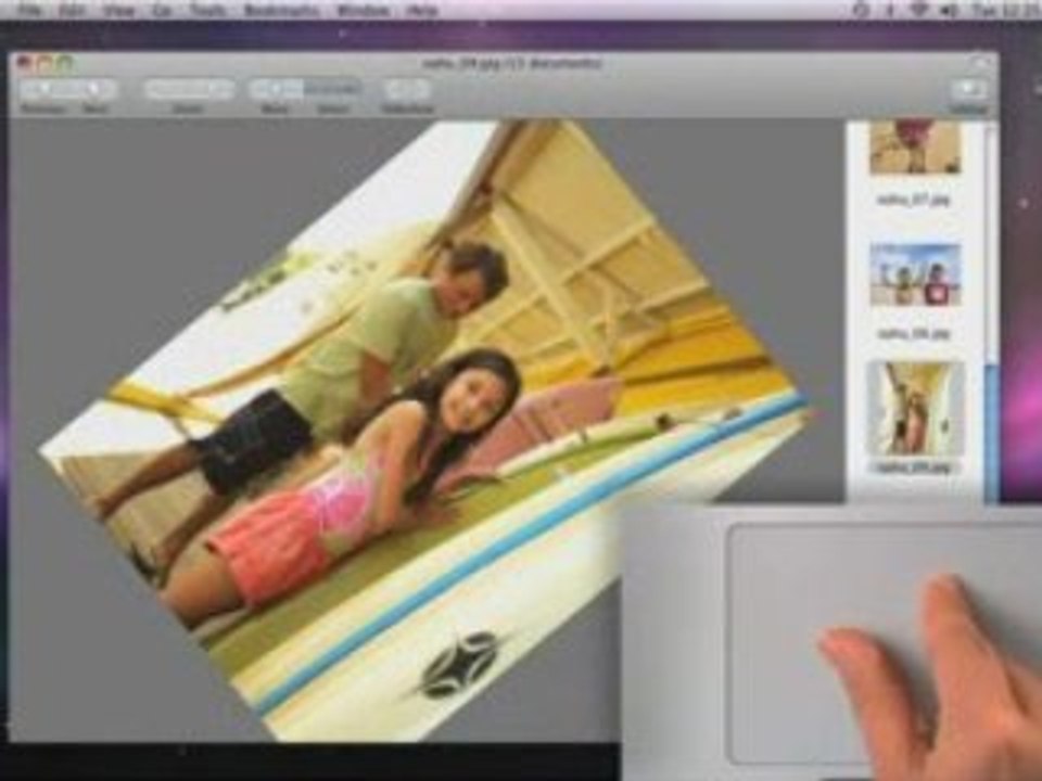 Apple MacBook: Trackpad multitouch