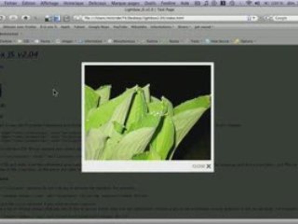 Tutoriel lightbox avec dreamweaver