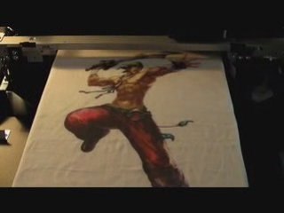 Impression directe sur tee shirts clairs