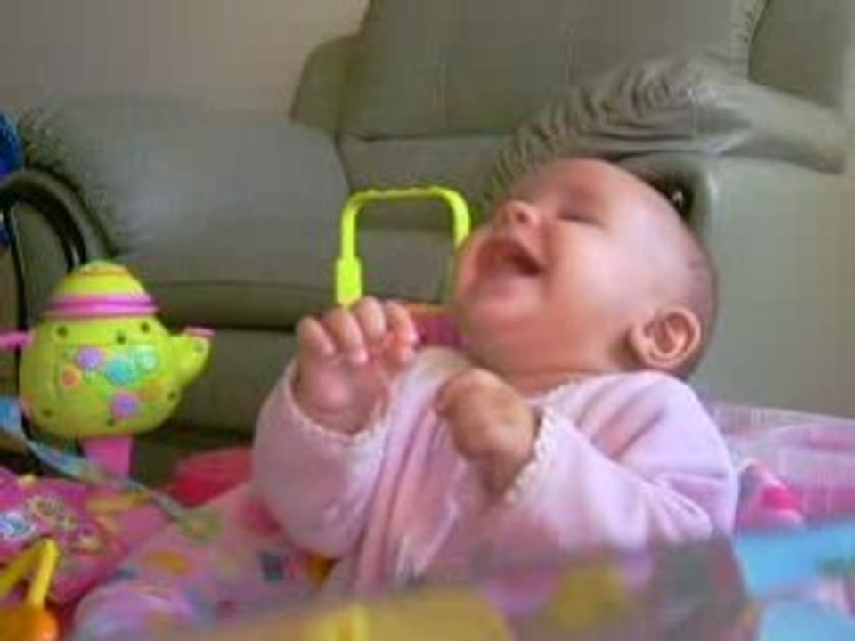 funny laughing baby