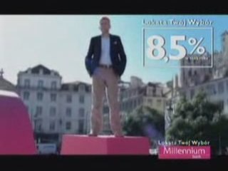 Millennium lokata twój wybór hubert urbanski 2008 reklama