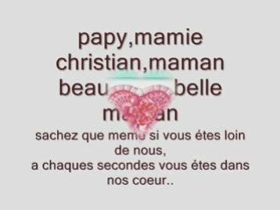 Montage pr maman&christian