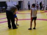 Teo girot en competition de sambo a villers sur mer