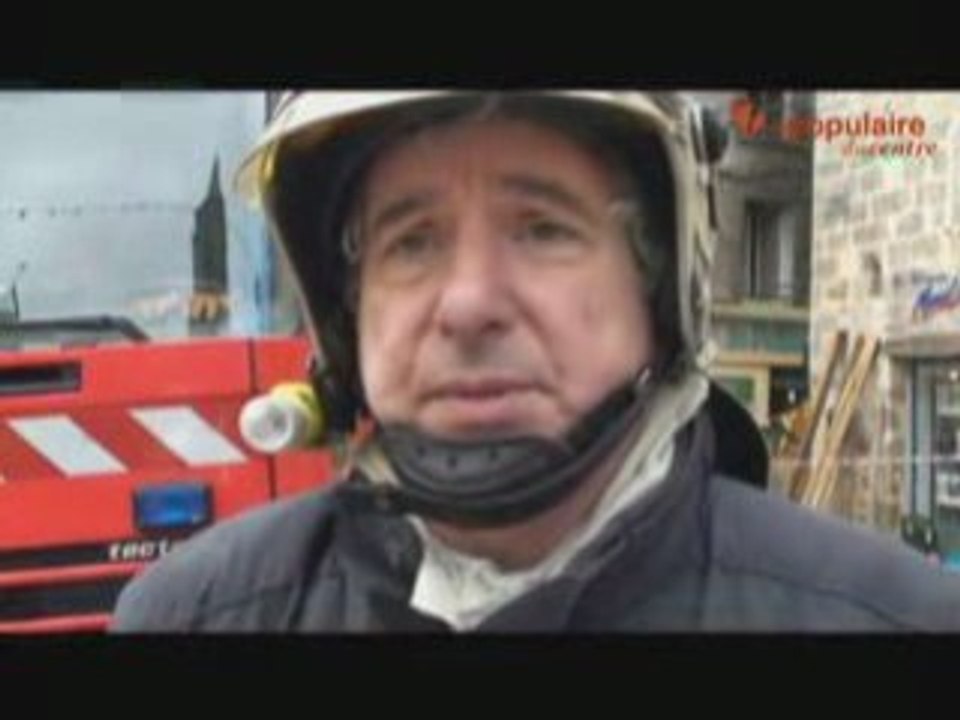 Incendie en plein coeur de Saint-Junien: un disparu