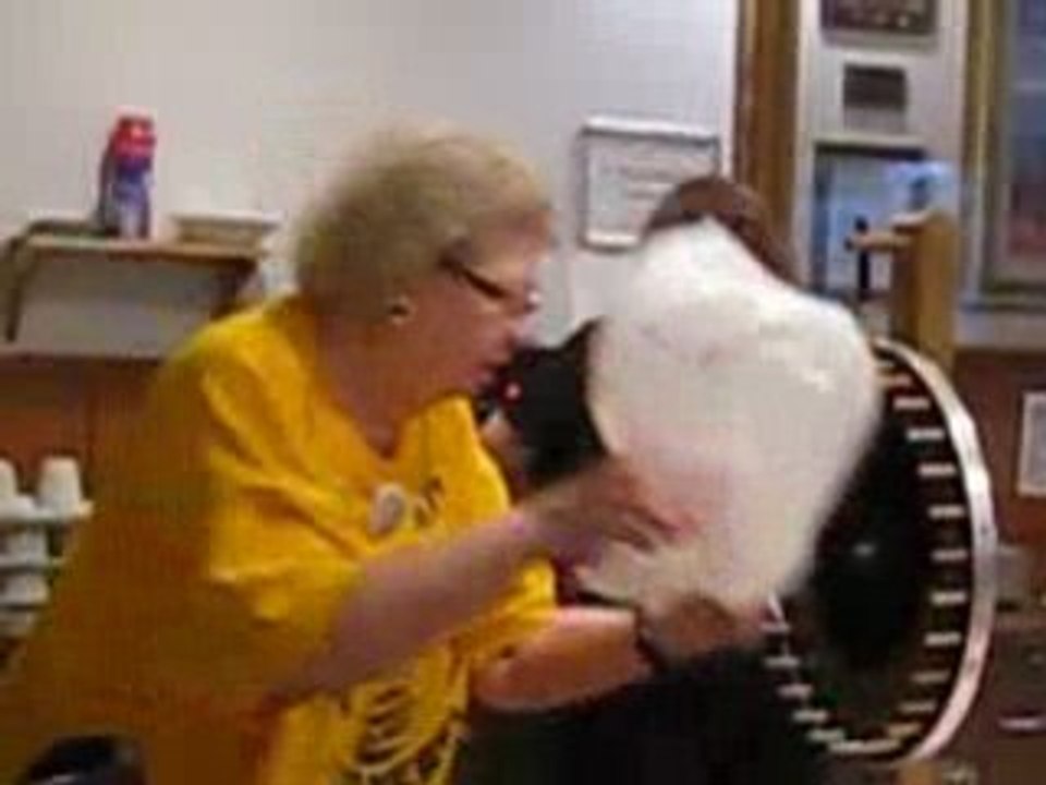 See Marge The Meat Lady in Action