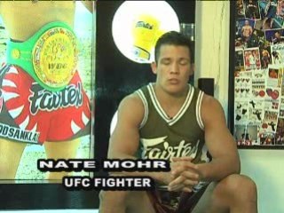 Nate Mohr; UFC Fighter, training at Fairtex Bangplee
