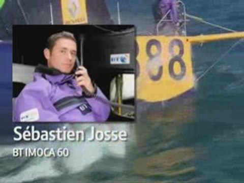 Voile Vendée Globe 2008 J15 Vacation avec Sébastien Josse