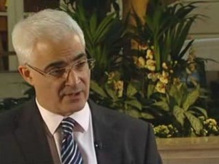 Alistair Darling's defending his pre-budget report