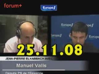 ITW de Manuel Valls (25.11.08)