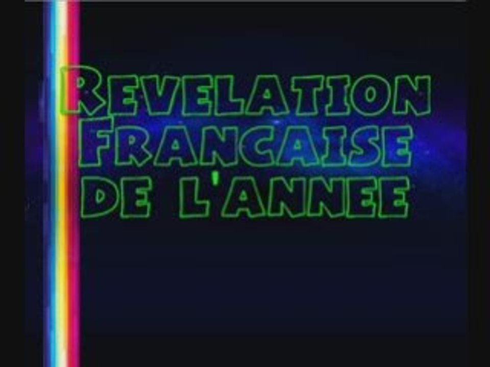 Révélation Française de l'année