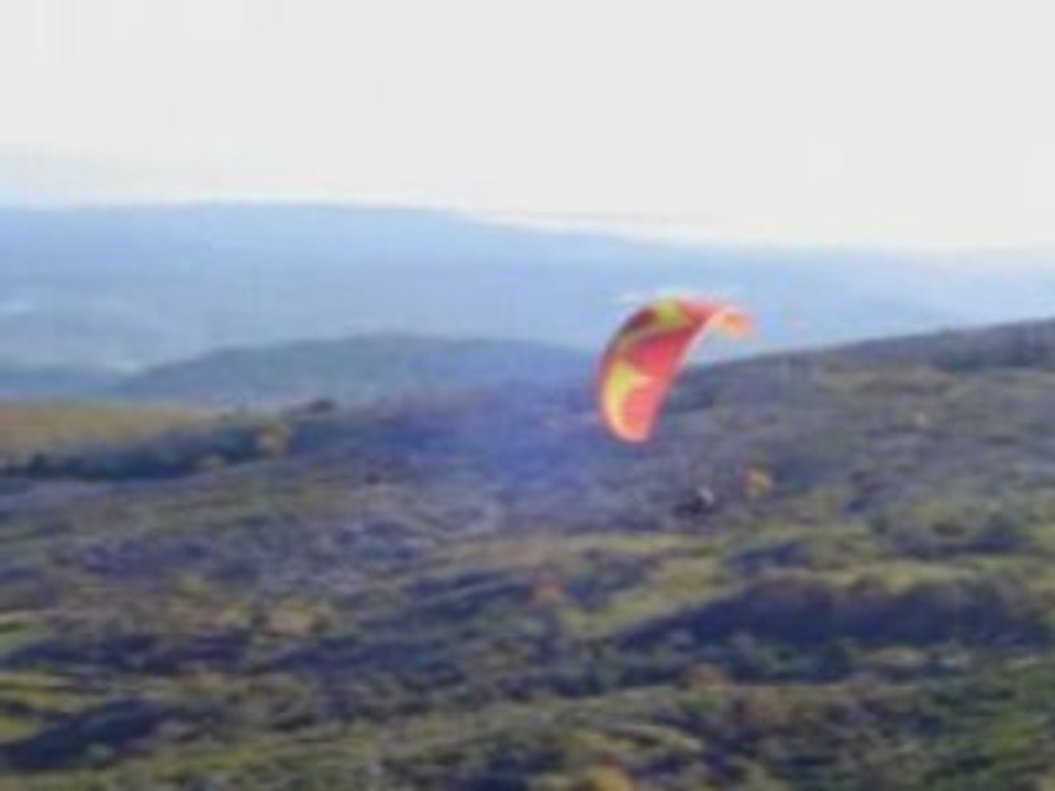 parapente Gourdon le 16 novembre 2008