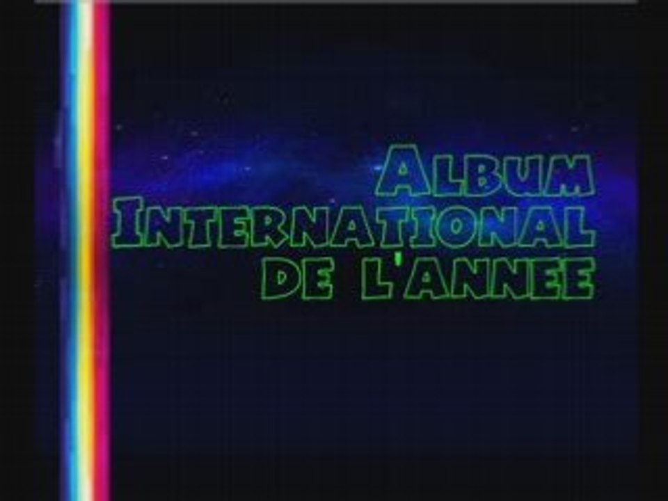 Album International de l'année NRJ MUSIC AWARDS 2009