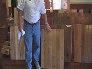 Antique reclaimed wormy american chestnut