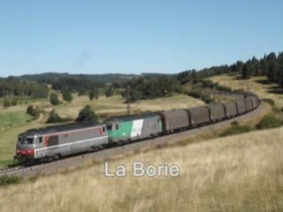 Le train de coils sur les Causses