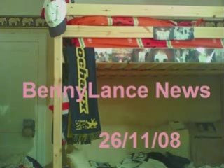 BennyLance News 26/11/08 -Benny "en cage"