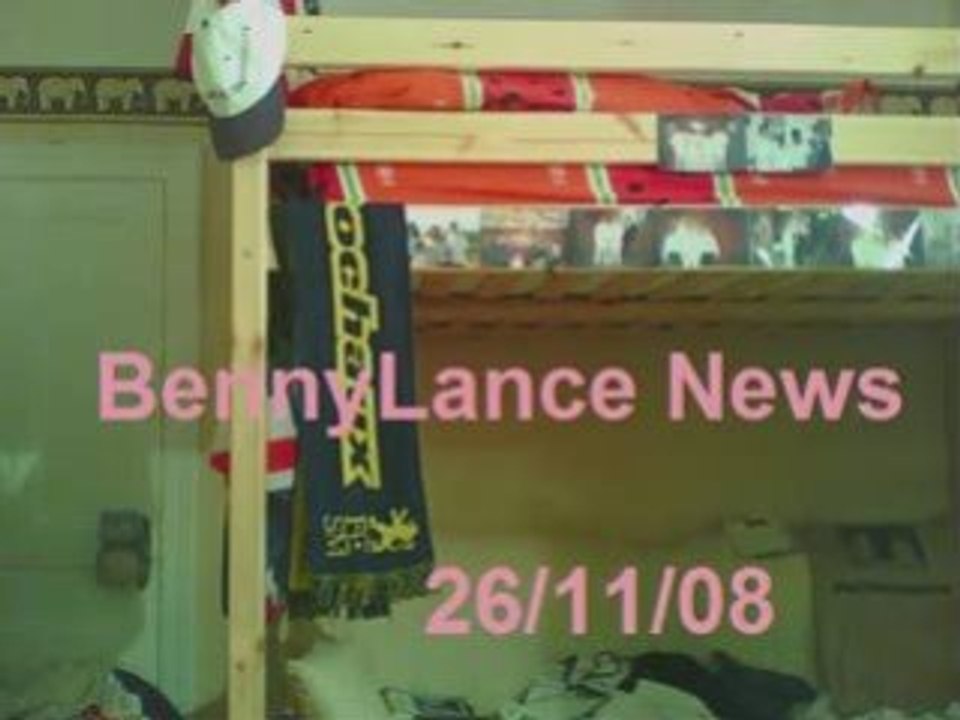 BennyLance News 26/11/08 -Benny "en cage"