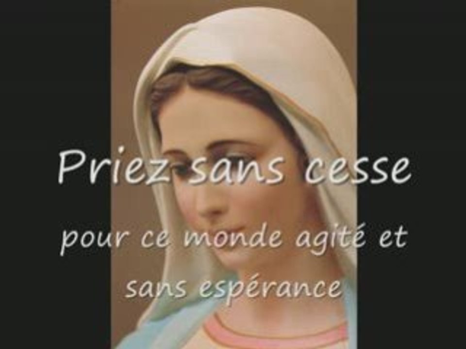 Message de la Vierge Marie (25 novembre 2008)