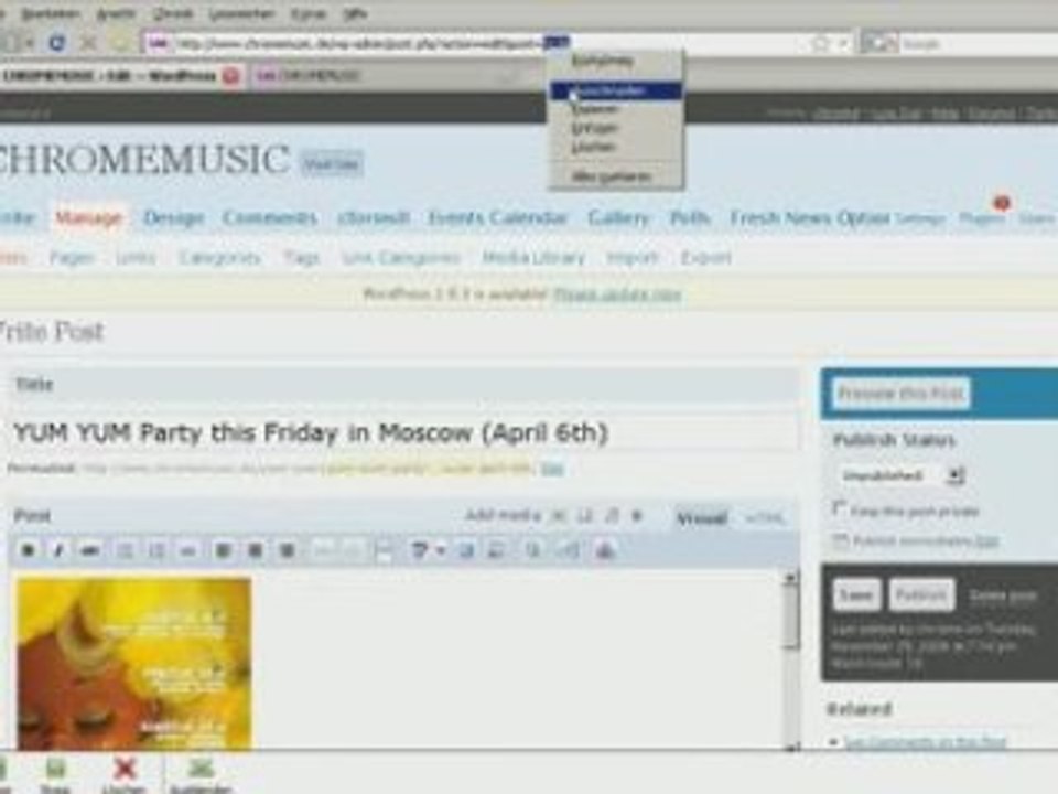 Chrome-event
