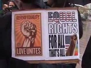 Proposition 8 demonstration in Burlington, Vermont