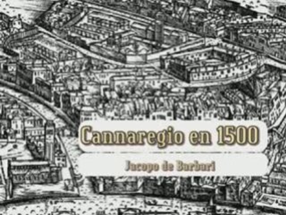 Cannaregio par Jacopo de Barbari