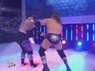 Triple H Vs Umaga Street Fight Cyber Sunday 2007 Part1