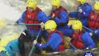 White water Rafting River Orchy Scotland