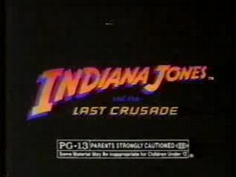 SPOT TV 1 INDIANA JONES DERNIERE CROISADE STEFGAMERS
