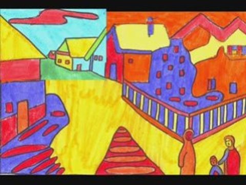 Couleurs et perspectives urbaines