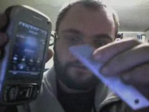 Test Invisible Shield sur HTC Kaiser