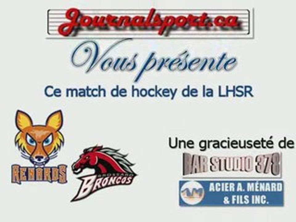 Hockey de la LHSR Game Iberville - Brossard