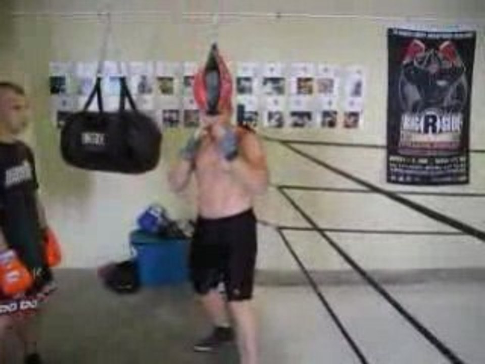 Boxing training defense workout technique tip.