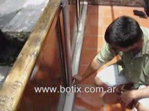 Cerramiento de red en terraza botix.com.ar