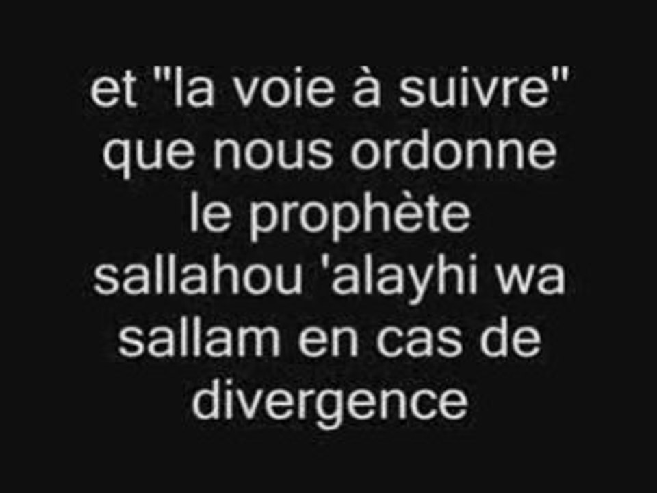 S'accrocher à la sunna