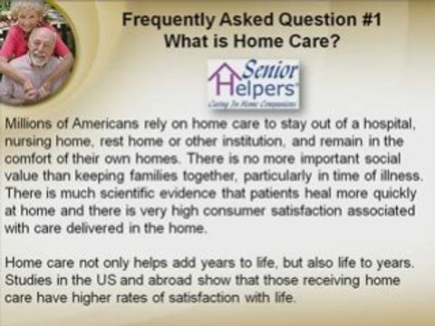 FAQ 1 Senior Care Louisville KY