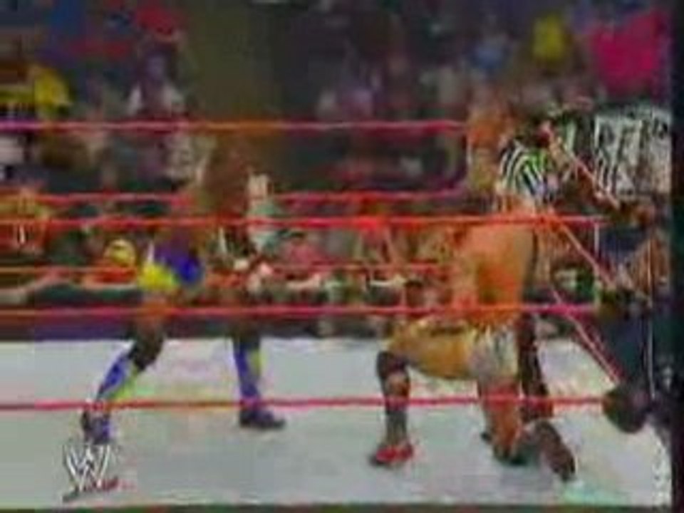 Shelton Benjamin vs Snitsky & Chris Masters (handicap match)