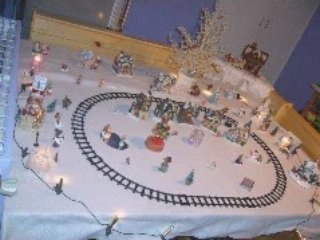 Montage du village de noel 2008