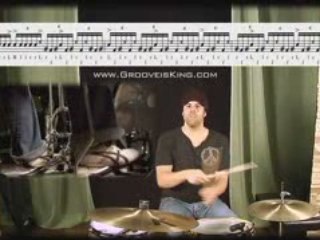 LEARN DRUMS ONLINE - Trash Can Crossover Sticking
