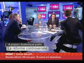 ITELE - Réforme de l'audiovisuel - 25.11.08