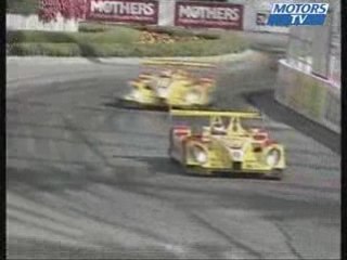 Camera embarquee audi ALMS 2008 Long Beach bataille en tete