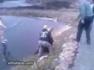 Russian man broke his head