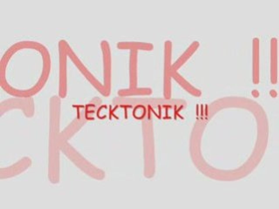 tecktonik