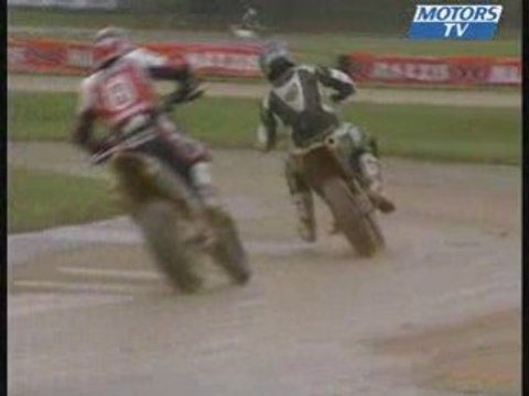 Plusieurs chutes lors de la course 2 en Supermotard a Loheac