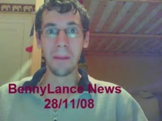 BennyLance News 28/11/08 -Test de geek