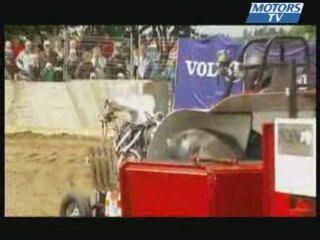 Camera embarquee en Danish tractor pulling